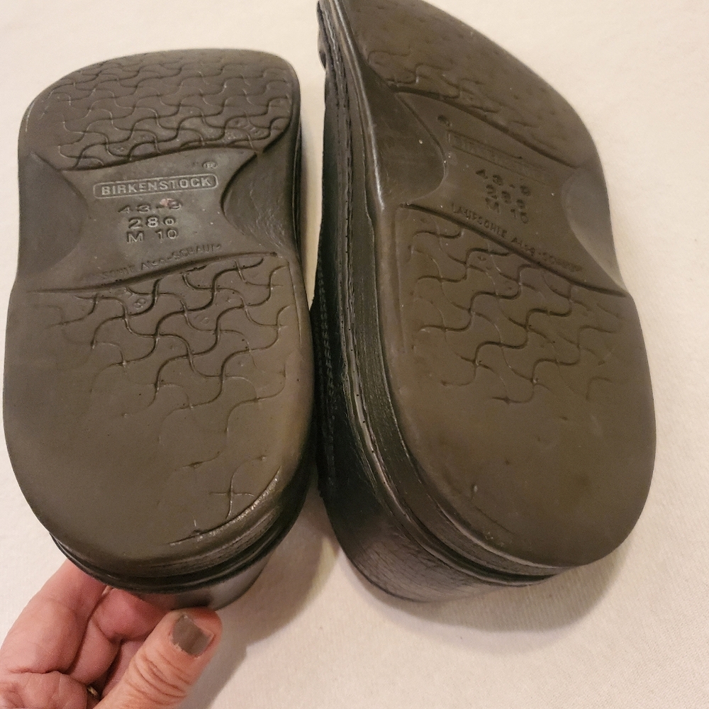 BIRKENSTOCK Vintage Footprint Memphis‎ Black Leather Oxford Derby Shoes Men's 10 - Picture 11 of 11